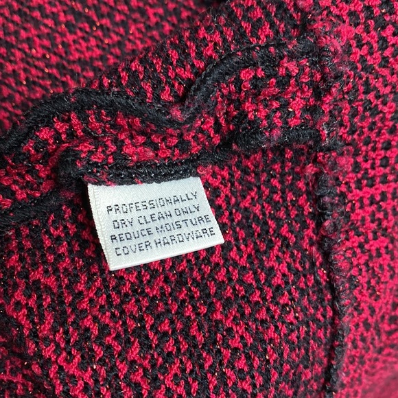 St John Collections by Marie Gray Crimson/Black/Metallic YarnTweed Blazer - Picture 13 of 14